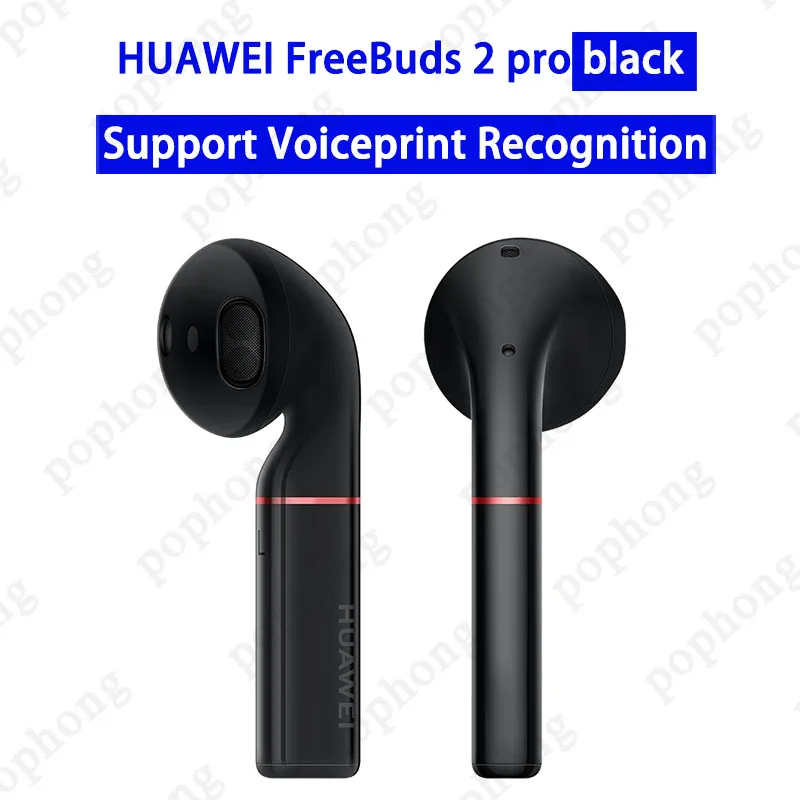 HUAWEI FreeBuds 2 Pro Freebuds 1 наушники type C Bluetooth беспроводная водонепроницаемая гарнитура с двойным управлением - Цвет: FreeBuds 2 Pro black
