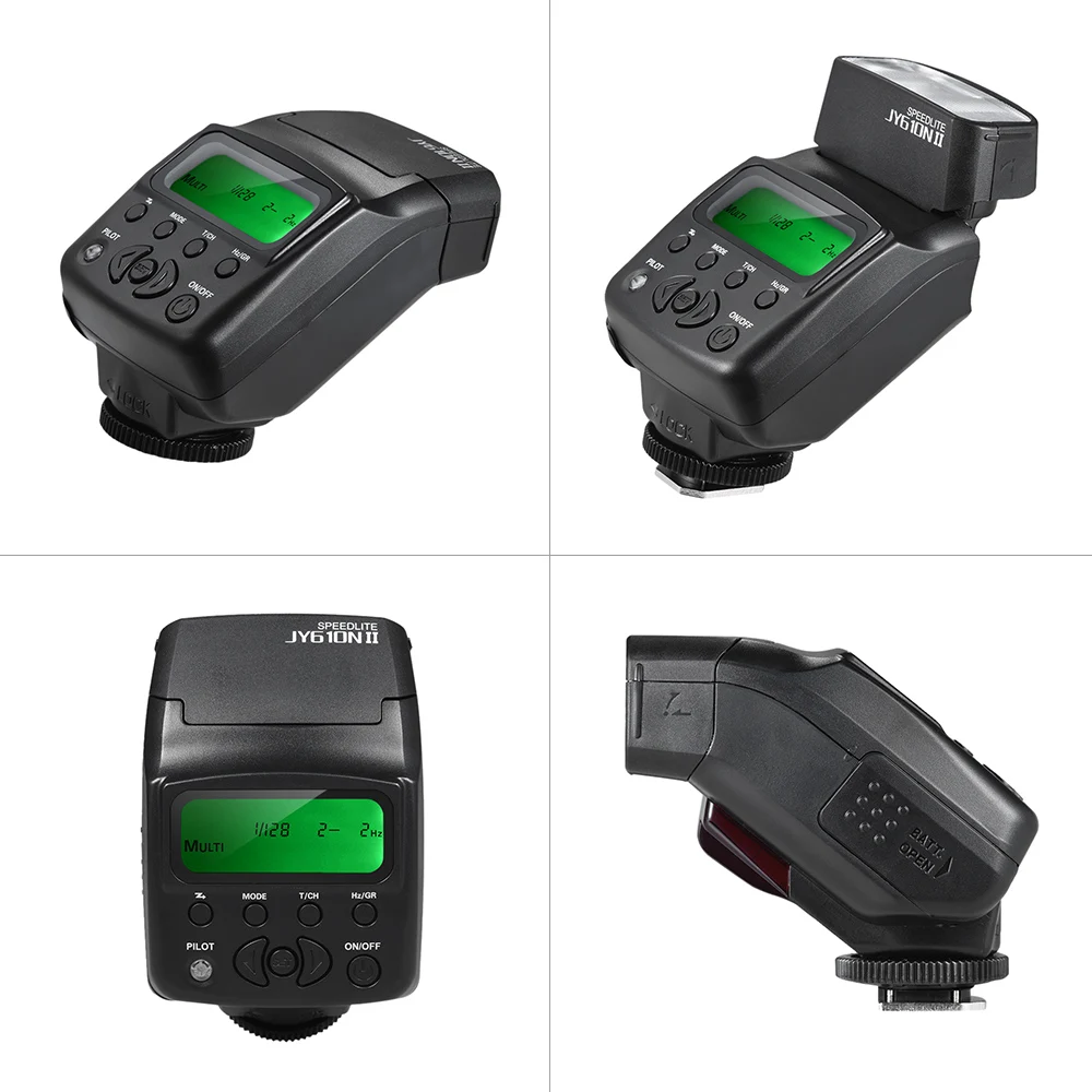 Viltrox JY-610N II i-ttl накамерная Мини Вспышка Speedlite для камеры Nikon D3300 D5300 D7100 Самостоятельная вспышка студийные лампы