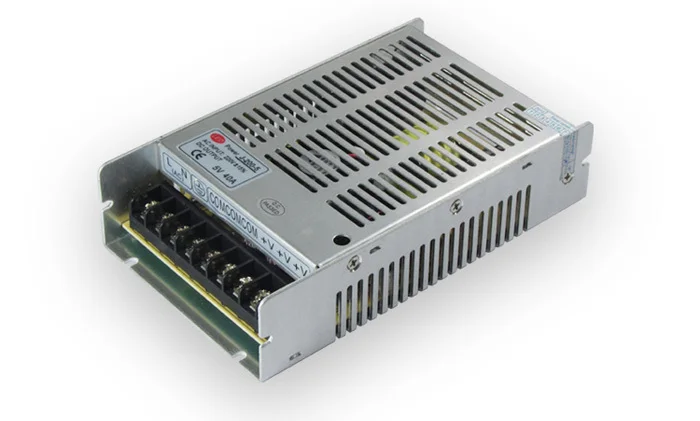 5V 40A 200W импульсный источник питания, переключатель драйвера для светодиодной ленты, дисплей 110 V/220 V