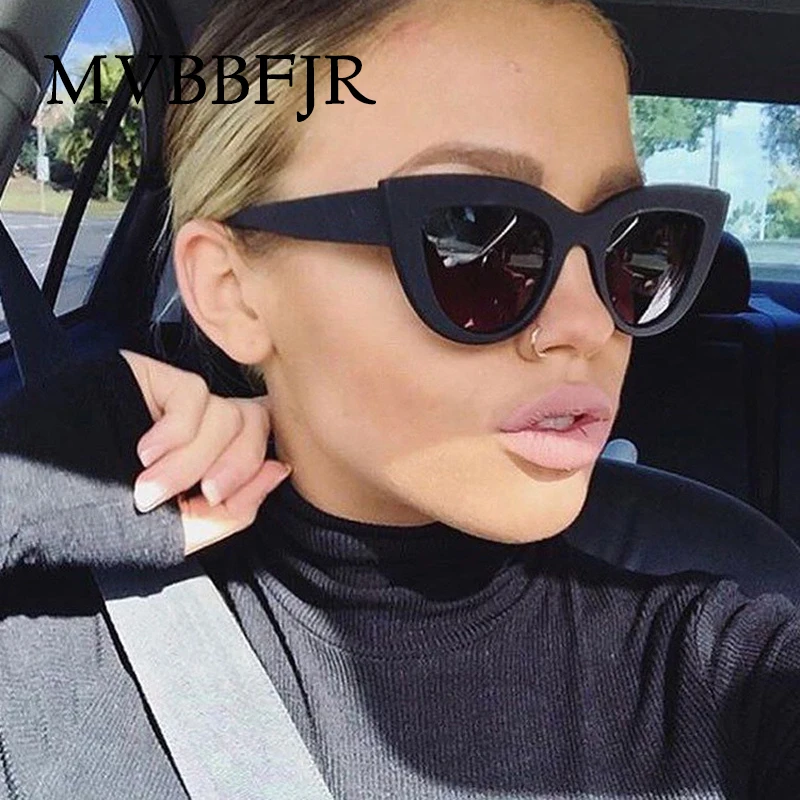 MVBBFJR Модные женские солнцезащитные очки кошачий глаз мужские винтажные