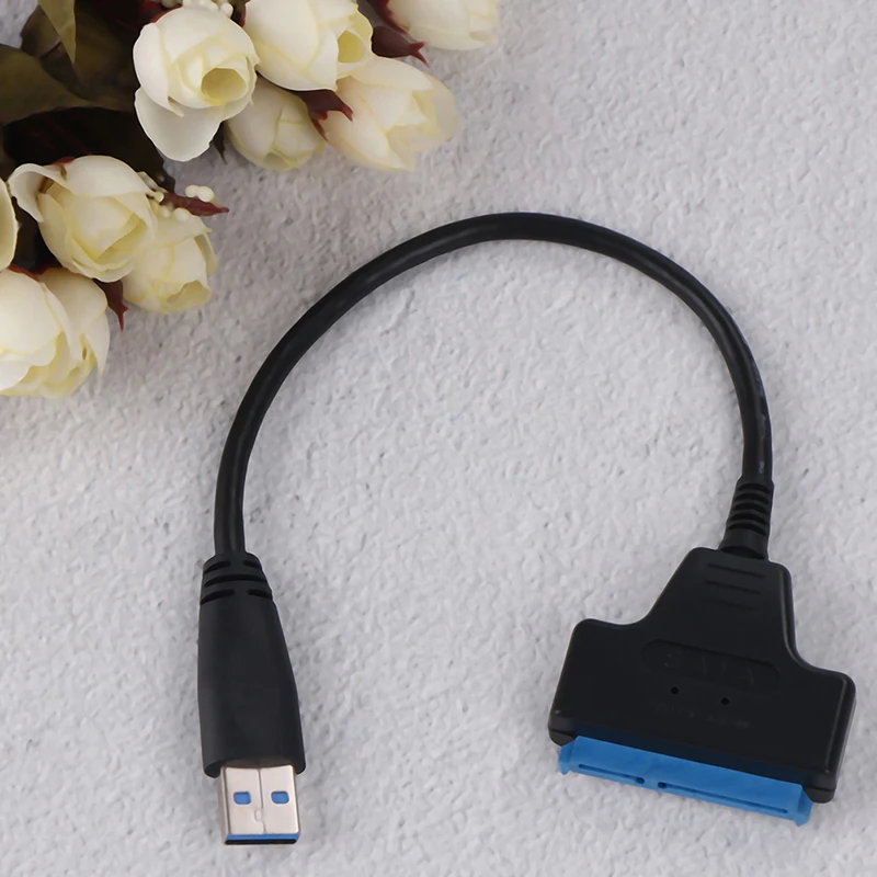 1pc USB 3.0 SATA 3 Cable Sata To USB Adapter Up To 5 Gbps Support 2.5 Inches External SSD HDD Hard Drive Sata III Cable
