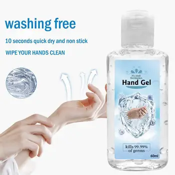 

60ml 3pcs Effective Disinfection Portable Hand Cleaner Sanitizer child Hand Soaps Disposable Rinse Free Hand Sanitizer