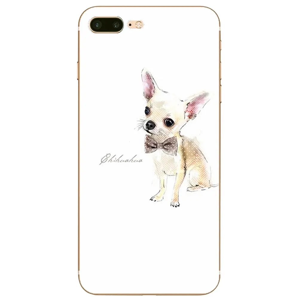 Чихуахуа собака бульдог шнаузер щенок для iPhone 11 Pro 4 4S 5 5S SE 5C 6 6S 7 8 X XR XS Plus Max iPod Touch