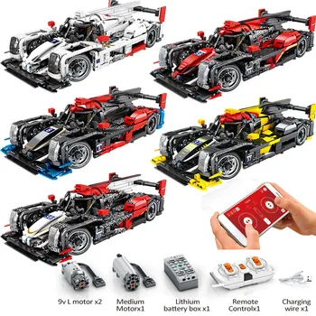 

1:14 City MOC RC/non-RC Building Blocks Technic Remote Control Sports Vehicle Bricks Creator Racing Car Model Toys for Children