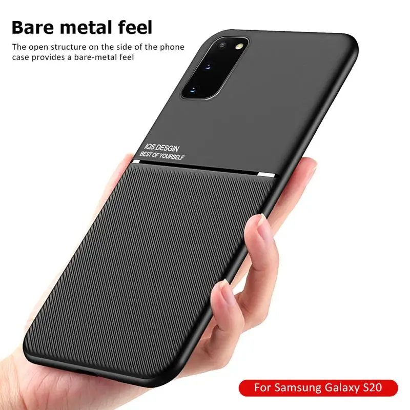 For Samung Note20 Ultra Case Soft Silicone Car Magnetic Holder Cover For Samsung Galaxy Note 20Ultra S21ultra Note20ultra A52 32 3