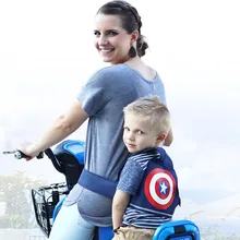 Человек-паук Бэтмен Капитан Америка Открытый Мотоцикл детский ремень безопасности защитный ремень для езды