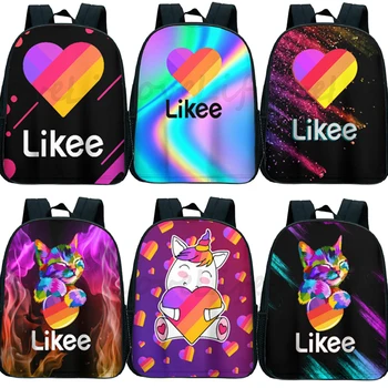 

2020 New Russia Style LIKEE App Backpack School Bags for Girls Boys Primary Kindergarten Backpack Likee Kids Waterproof Bookbags