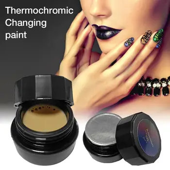 

Nail Temperature Changing Liquid Neon Thermochromic Crystal Liquid Nail Polish Changeable Color Acrylic Powder Chameleon