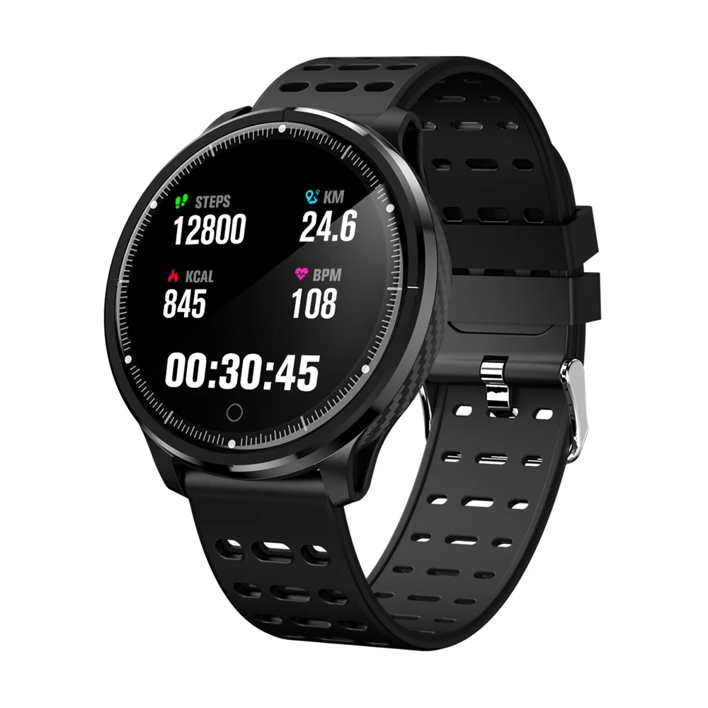Black 696 смарт-браслет P71, Bluetooth, браслет, шагомер, Активный Фитнес-трекер, пульсометр, измеритель артериального давления - Цвет: Black