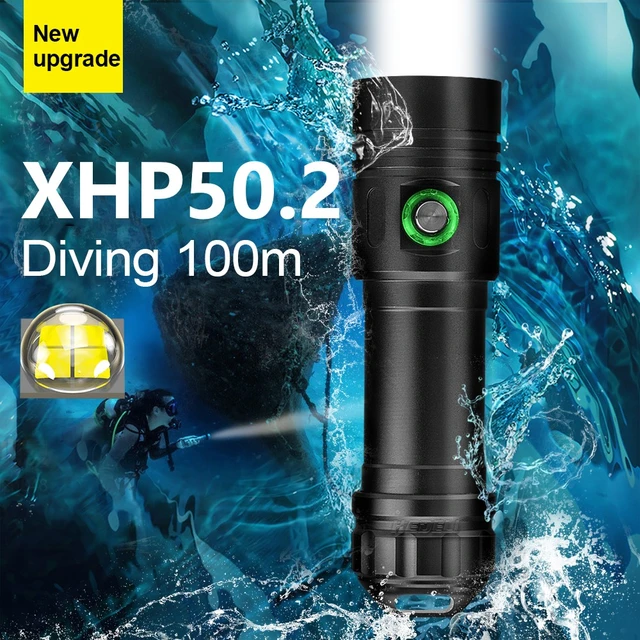 SEEYOO - 20W XHP50 linternas led de alta potencia recargables Linternas  tácticas led impermeables