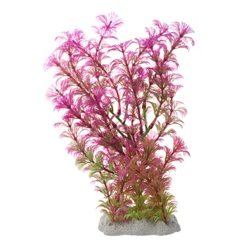 

Artificial Plant 15-20 cm Aquarium Decoration Water Plant purple + green