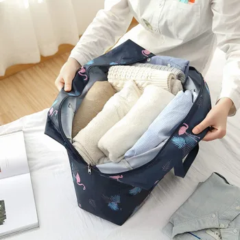 2021 Nylon Foldable Travel Bags Unisex Large Capacity Bag Luggage Women WaterProof Handbags Men Travel Bags Clothing Organizer 4