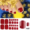 1 Sheet Glitter Toenail Art Polish Stickers Nail Tips Nail File Pure Color Adhesive Wraps Manicure Decal Strips Drop Shipping ► Photo 2/6