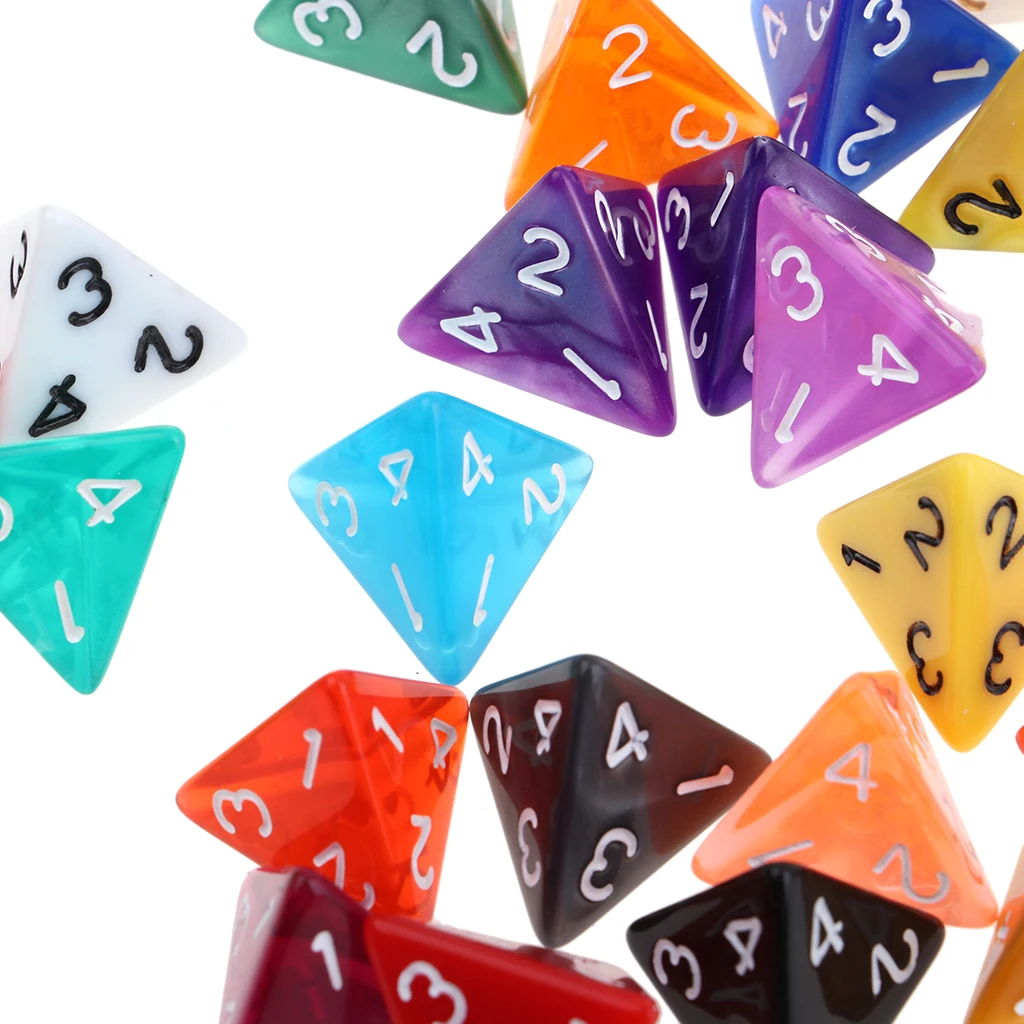 25 шт. 20 мм Набор кубиков для D& D TRPG MTG настольные игры вечерние принадлежности для игр подарки