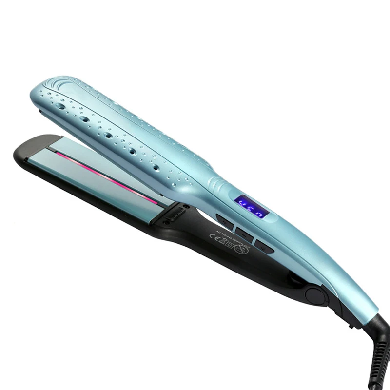 

Professional Hair Straightener For Women Wet 2 Straight Flat Iron With Ceramic Titanium Technology Infrared Light Plates Eu Plug