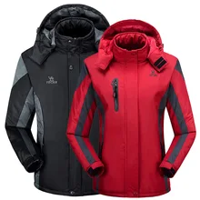 Зимнее Новое Стильное мужское и женское хлопковое пальто, плащ, куртка с ворсом и толстым ветрозащитным водонепроницаемым капюшоном, пальто для работы L