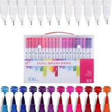 Студенческая книга, Ручная надпись, водный цвет, двойная кисть, ручка, маркер, товары для рукоделия, войлочный наконечник, эскиз, водный цвет, маркер, кисть, ручка