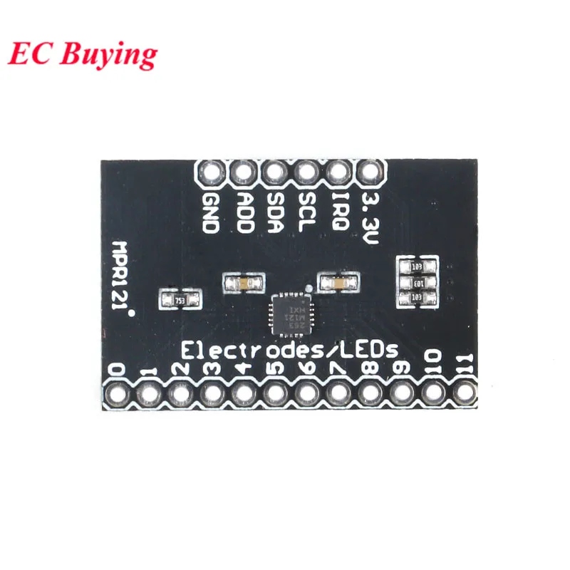 MPR121 V12 емкостный сенсорный модуль датчика секционный контроллер IEC IIC интерфейс