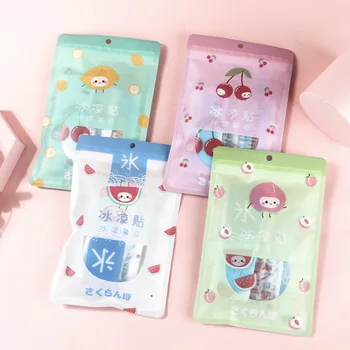 

12pcs Summer physical cooling ice stickers cooling pasters unstroke anti-sleepy refreshing ice stickers Personal Health care