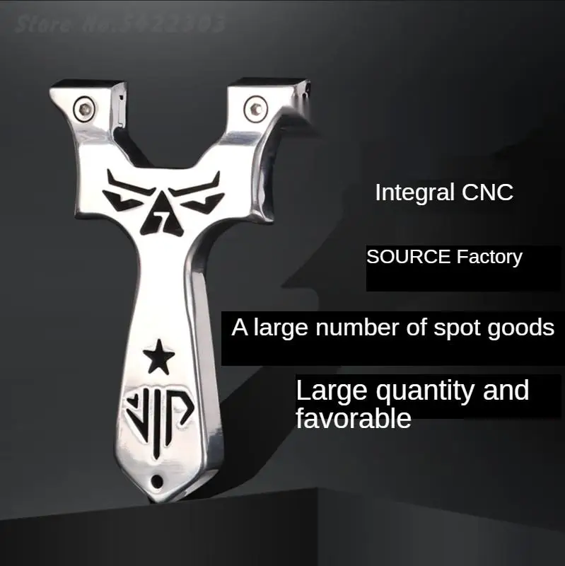 

New Stainless steel Slingshot Outdoor High Precision Powerful Catapult Hunting Suit With Flat Rubber Band Hunting Accessories