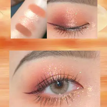 

Eyeshadow Water-proof Eyeglitters Beads Light Long Lasting Makeup Lipstick eye shadow set