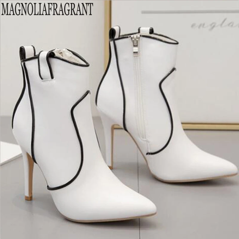 nude stiletto booties