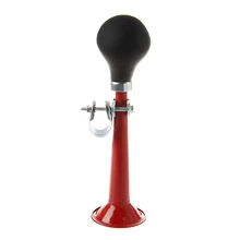Велосипед Ретро Металлический Воздушный гудок колокольчик стекляруса резиновая выдавливаемая лампочка красный
