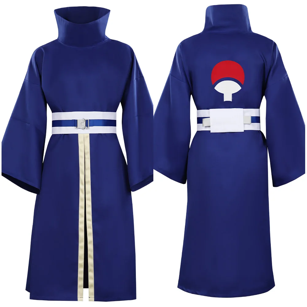 Uchiha Obito Cosplay Costume Kimono Outfits Halloween Carnival Suit | Тематическая одежда и униформа