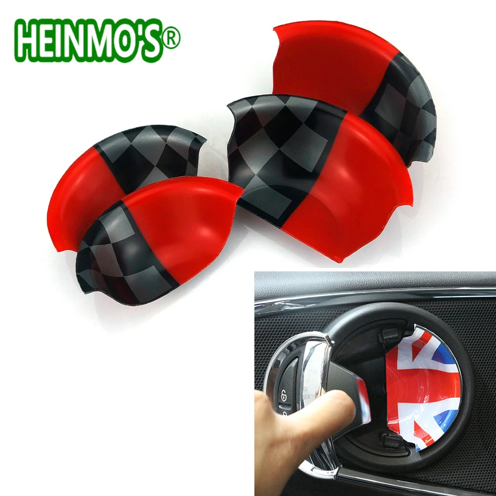 Per Mini Cooper Clubman Countryman F54 F55 F56 F60 Accessori Auto Union Jack Car Interior Door Handle Decorazione Adesivi Cover