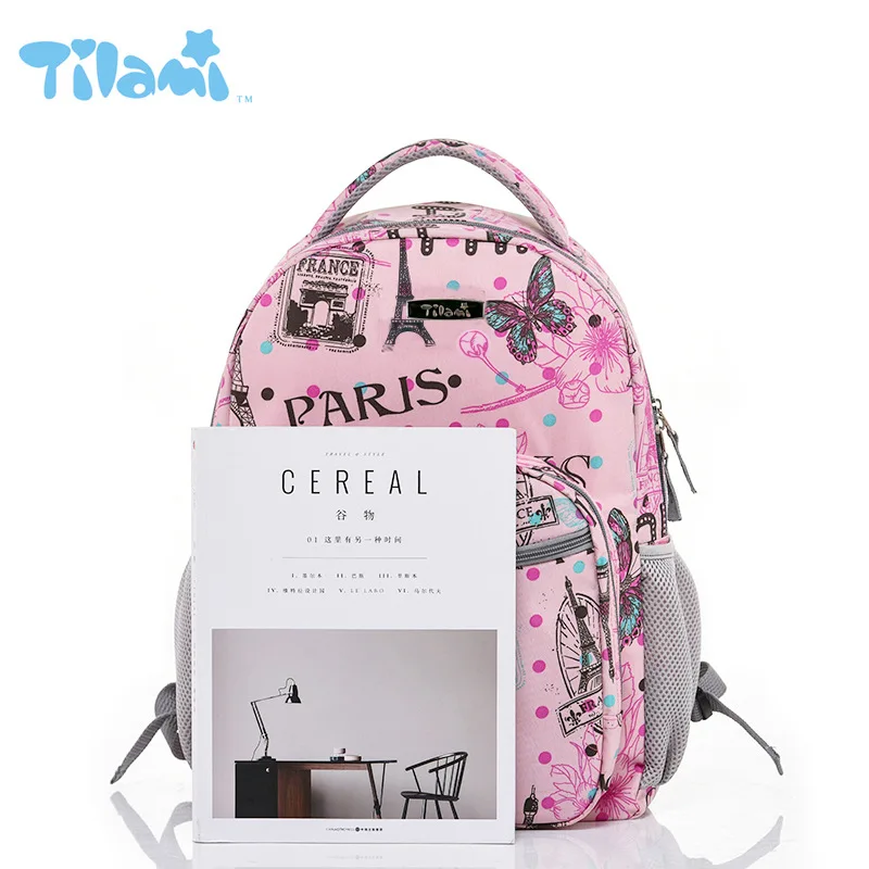 

America Young STUDENT'S Backpack Ultra-Light 1-3 Backpack Unisex Burden Relieving Spine-Children Backpack