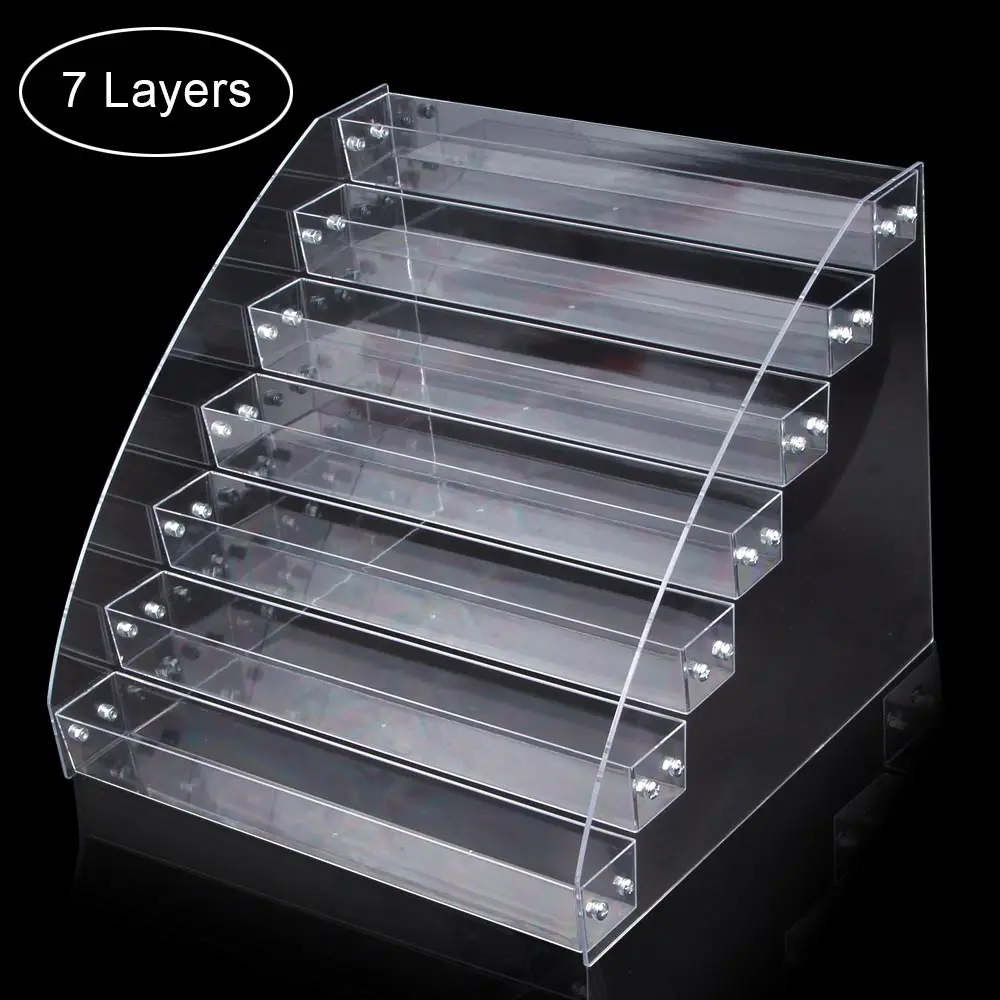 

1-7 layers Manicure Stand Cosmetic Nail Polish Acrylic Rack Nails Art Removable Storage Makeup Organizer Manicure Tool Display