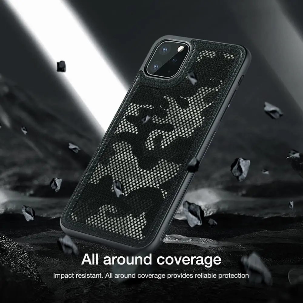 NILLKIN Cool Camouflage Case For iPhone 11/iPhone 11 Pro/iPhone Pro Max Cover Outdoor Anti-knock Water Phone Cases | Мобильные