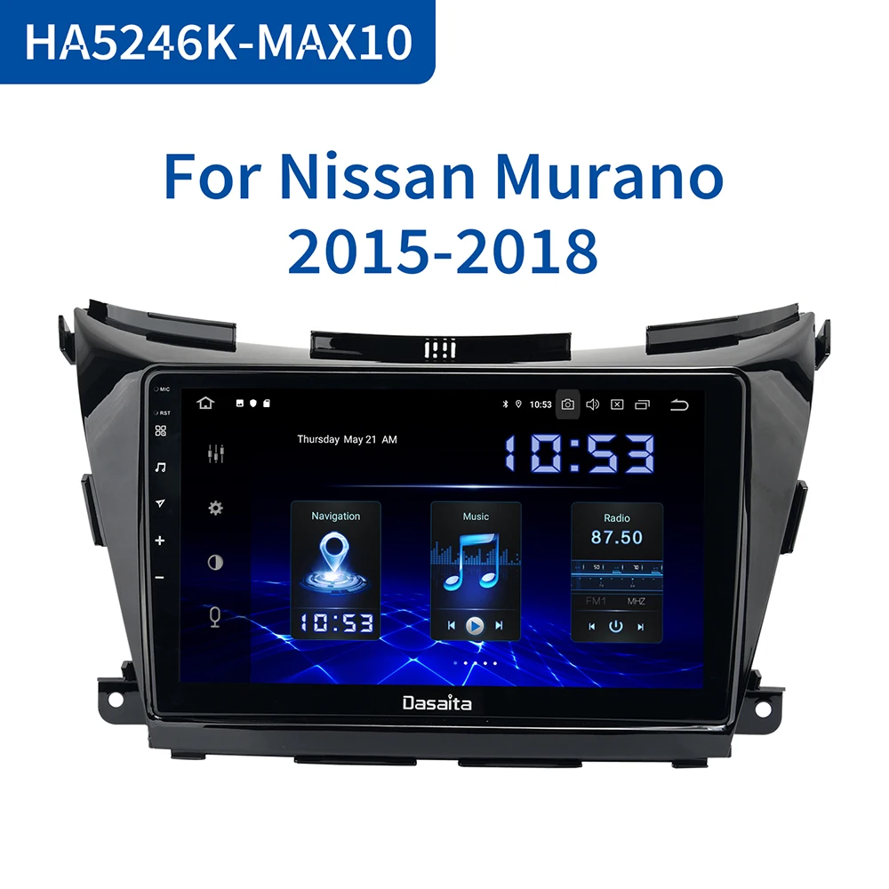 Dasaita 10 2 &quotмультимедиа автомобиля Android 0 радио для Nissan Murano Z52 2015 2016 2017 сенсорный