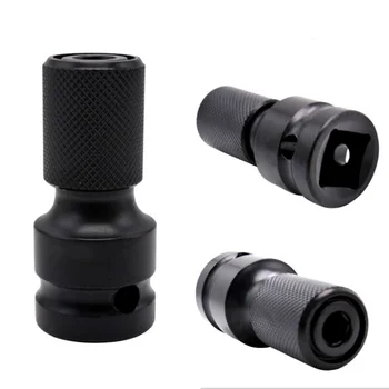 

1/2" Square To 1/4" Hex Ratchet Socket Wrench Socket to wind batch converter head with apron and latch Socket