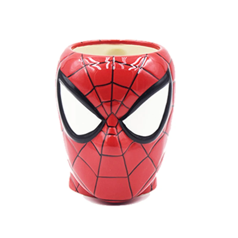 Мультфильм супер герой Железный человек паук чашка кофе керамические кружки Мода Мстители чай керамическая молочная кружка