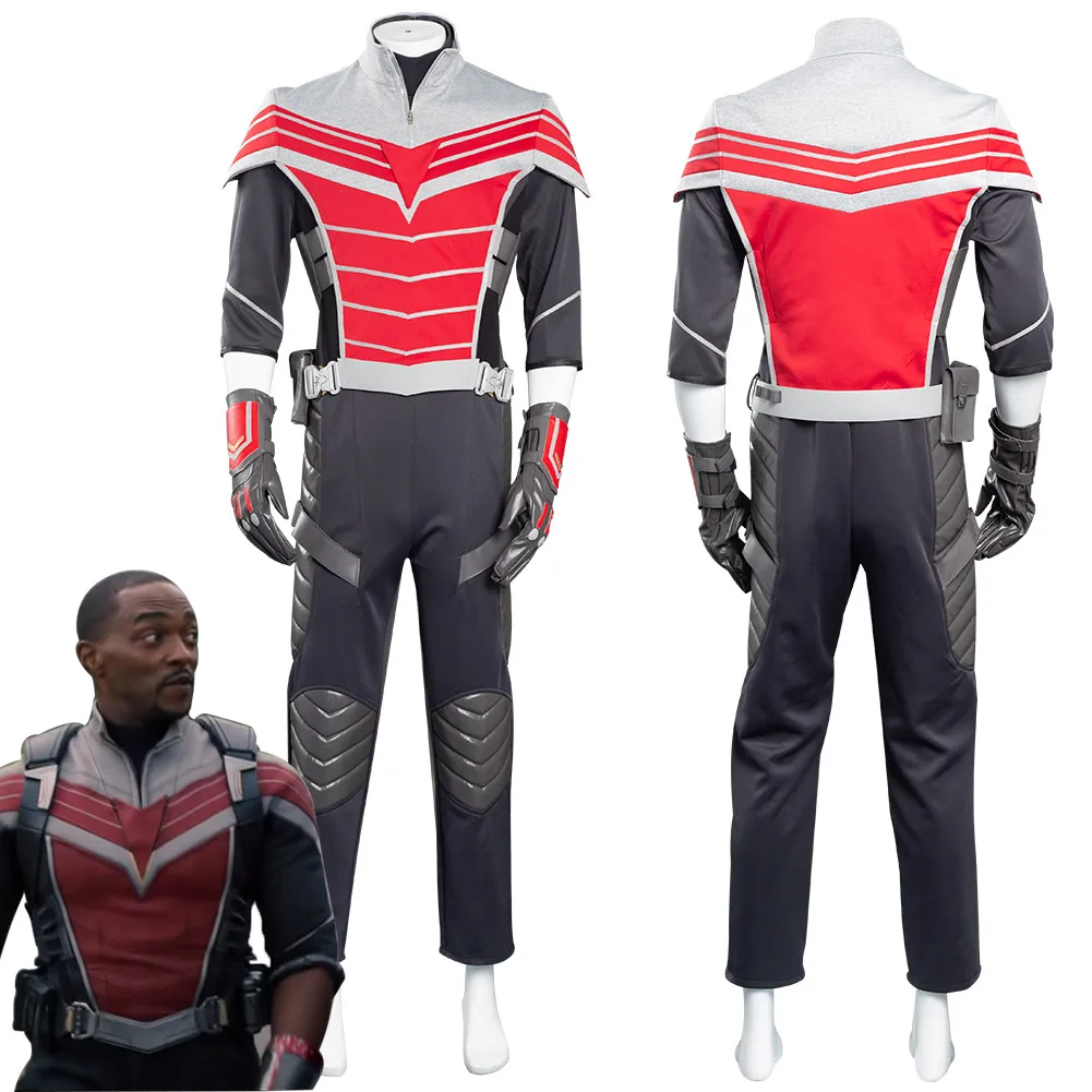 The Falcon and the Winter Soldier-Falcon/Sam Cosplay Costume Halloween Suit