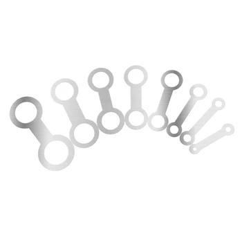 

8 Pieces Woodwind Saxophone Repair Tool for Replace Flat Pressure Leather Pad Leveling Tool