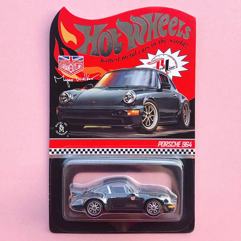 Автомобиль Hot Wheels 2019 Red Line Club PORSCHE 964 Коллекционное издание реальные водители