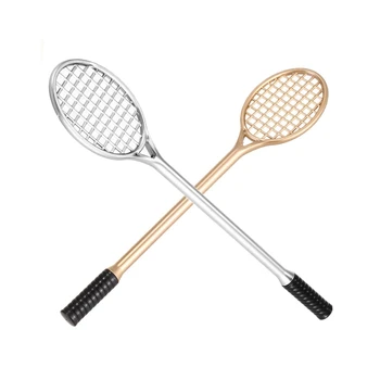 

12 Pcs Gel Pen Writing Point 0.38mm Creative Stationery Cute Tennis Racket Modeling Badminton Racket Pencil Stylus Pen