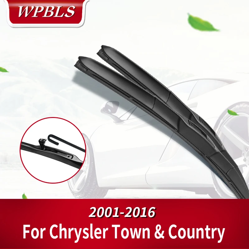WPBLS гибридные щетки стеклоочистителя для Chrysler Town& кантри Fit крюк руки