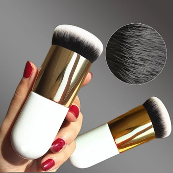 

6 Colors Professional Chubby Pier Foundation Brush Makeup Brush Flat Cream Makeup Brushes Professional Cosmetic Make-up Brush