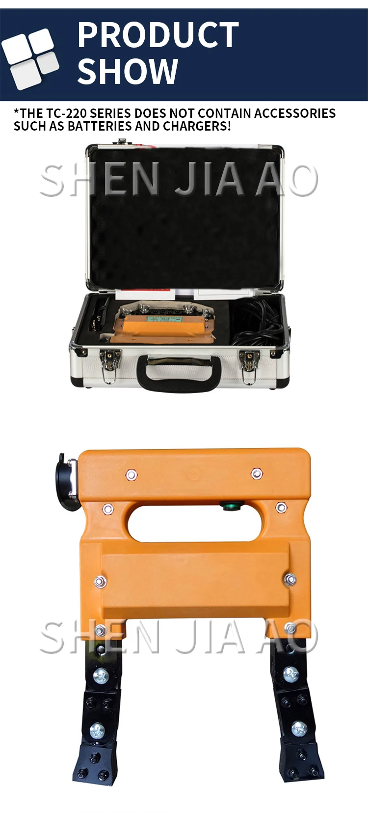 TC-220 Mini Magnetic Yoke Flaw Detector AC Magnetic Particle Flaw Detector Porta