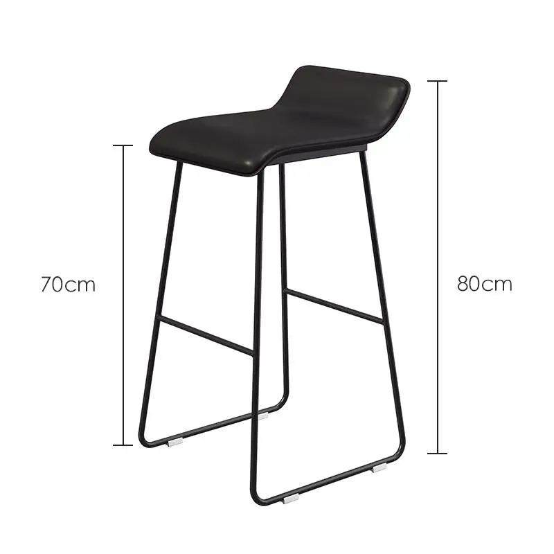 Скандинавский барный стул кофейное молочное чайное кресло для отдыха простой барный стул дизайнерский кованый металлический золотой стул мягкий табурет дешево - Цвет: Style5