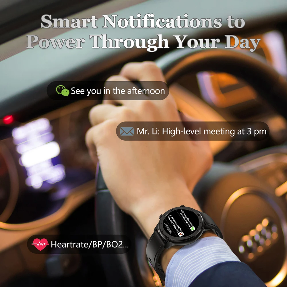Full Round Touch Display Smart Watch IP68 Waterproof Heart Rate Blood Pressure Monitor 5 Days Standby Fitness Tracker Smartwatch Full Round Touch Display Smart Watch IP68 Waterproof Heart Rate Blood Pressure Monitor 5 Days Standby Fitness Tracker Smartwatch