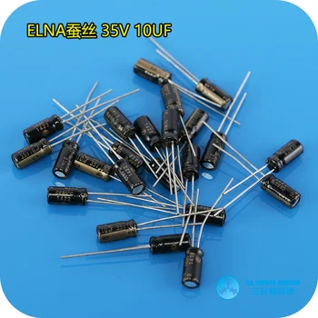 

10pcs Free shipping 10uF 35V SILMIC II Generation RFS ELNA New Original Audio Electrolytic Capacitor