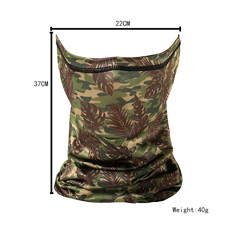 Camouflage Sport Scarf Outdoor Fishing Hiking Cycling Face Head Wrap Cover Neck Tube Scarfs Headbands For Men Women head scarves for men