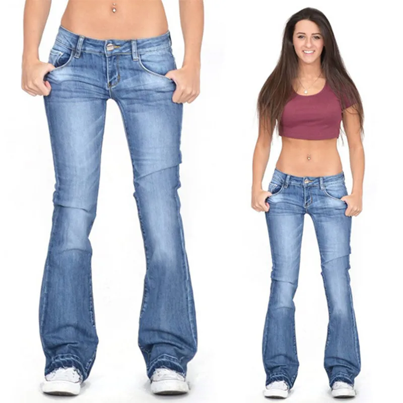 stretch skinny flare jeans