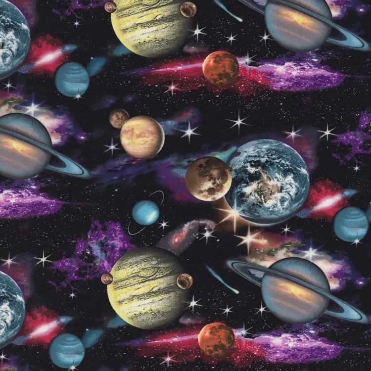 Лоскутное Tecidos Япония импортируется Dazzle Цвет Звезда рисунок небо Чистый хлопок печатных Руководство Diy ткань для одежды