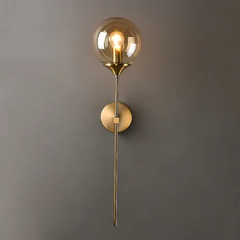 

Post Modern Concise Model Between Northern Europe Aisle Corridor Wall Lamp Designer A Living Room Bedroom Magic Bean Wall Lamp
