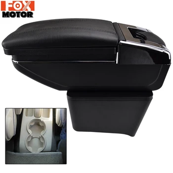 

Storage Box Armrest For VW Polo Mk4 2002-2009 Polo Vivo 2010- Arm Rest Rotatable Center Centre Console 2003 - 2006 2007 2008